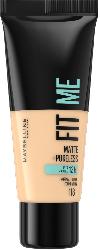 Тональный крем для лица с матовым финишем Maybelline New York Fit Me, 30 мл