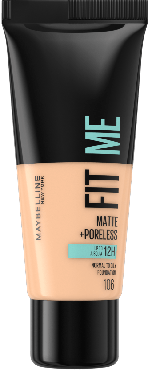 Тональний крем для обличчя з матовим фінішем Maybelline New York Fit Me, 30 мл