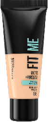 Тональный крем для лица с матовым финишем Maybelline New York Fit Me, 30 мл