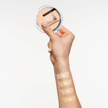 Стойкая крем-пудра с тональным эффектом для лица Maybelline New York SuperStay 24H, 9 г фото 4