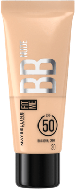 Зволожувальний крем-догляд Maybelline ВВ-крем Fit me SPF50, відтінок 20, 30 мл