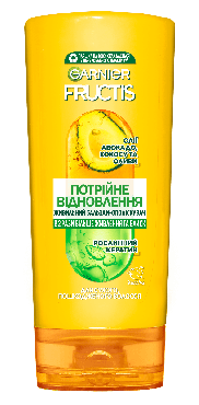 Бальзам-ополіскувач GARNIER Fructis Потрійне Відновлення для пошкодженого і ослабленого волосся, 200 мл