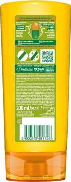 Бальзам-ополіскувач GARNIER Fructis потрійне відновлення для пошкодженого і ослабленого волосся 200 мл фото 1