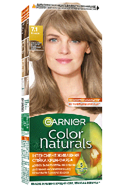 Краска для волос Garnier Color Naturals оттенок 7.1