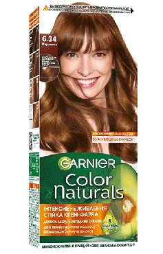 Краска для волос Garnier Color Naturals оттенок 6.34 фото 1