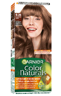 Фарба для волосся Garnier Color Naturals відтінок 6.25 Каштановий шатен