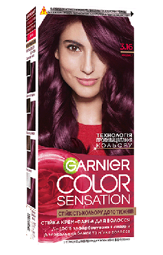 Краска для волос Garnier Color Sensation оттенок 3.16 Аметист