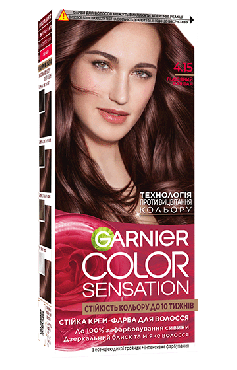 Фарба для волосся Garnier Color Sensation відтінок 4.15 Крижаний каштан