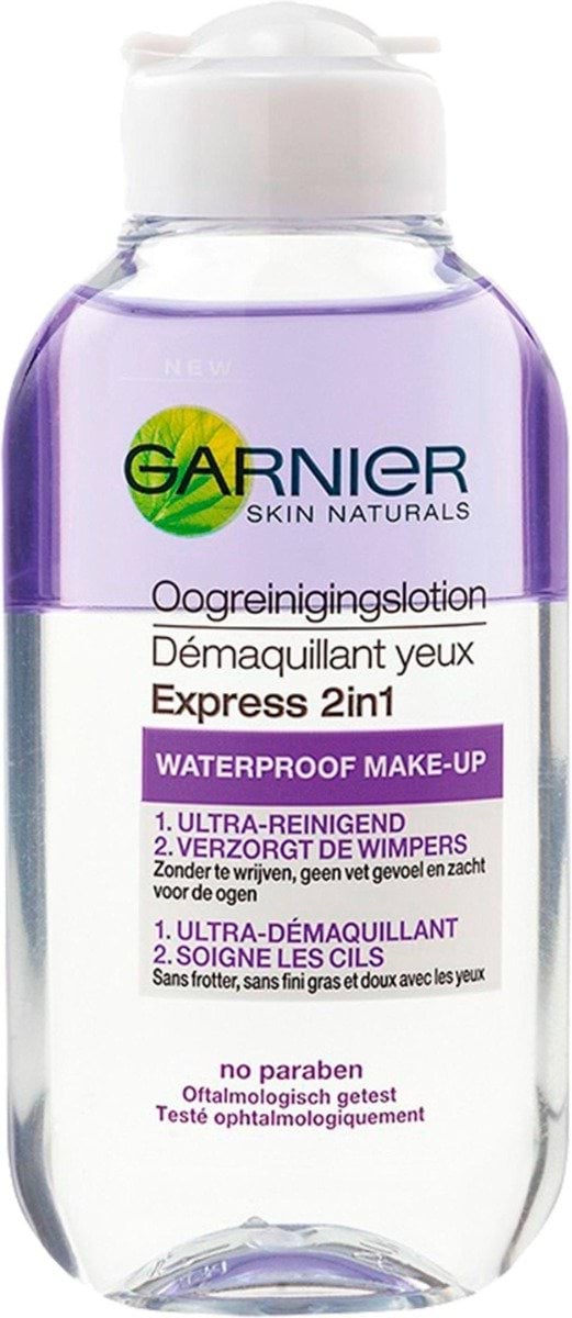 Засіб для зняття макіяжу Garnier Skin Naturals експрес-лосьйон 2 в 1, 125 мл