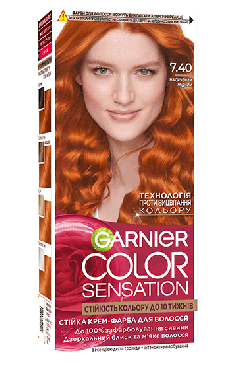 Краска для волос Garnier Color Sensation 7.40 Насыщенный медный