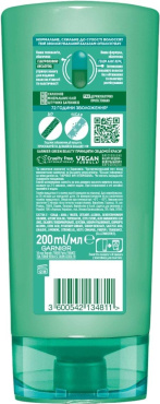 Бальзам-ополаскиватель GARNIER Fructis алоэ для нормальных волос, 200 мл фото 1