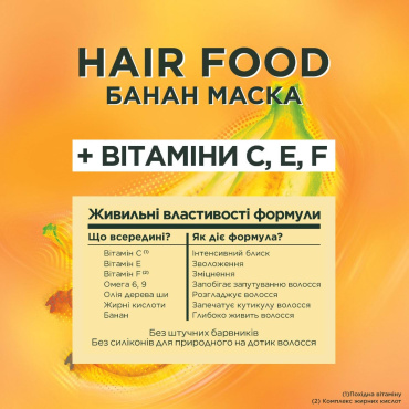 Маска для волос GARNIER Fructis Super Food Банан Экстрапитание для очень сухих волос, 390 мл фото 7