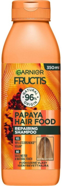 Шампунь Garnier Fructis для пошкодженого волосся папайя Superfood відновлення 350 мл