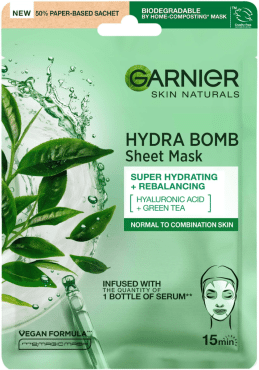 Тканевая маска для лица Garnier Skin Naturals Увлажнение и Свежесть 32 г