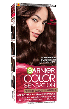 Фарба для волосся Garnier Color Sensation відтінок №4.12