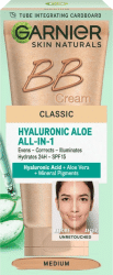 Крем для лица ВВ Garnier Skin Naturals Секрет совершенства натурально-бежевый, 50 мл