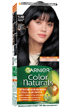 Фарба для волосся Garnier Color Naturals №1.10 Глибокий чорний