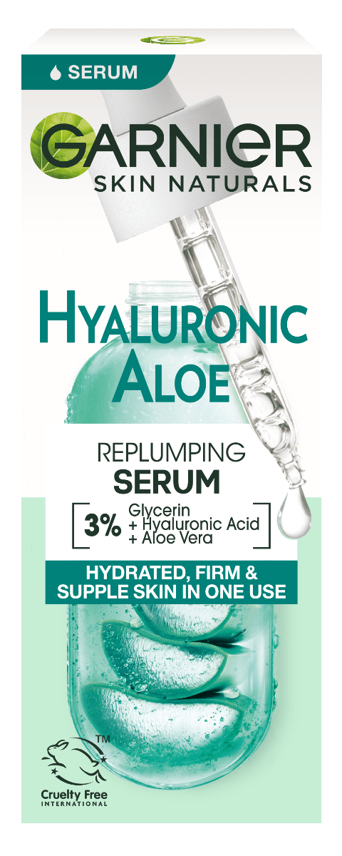 Сироватка для обличчя Garnier Skin Naturals гіалуронова Aloe Serum, 30мл
