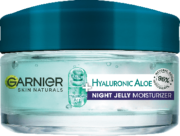 Алоэ-гель для лица Garnier Skin nat. увлажняющий ночной гиалуроновый, 50мл фото 2