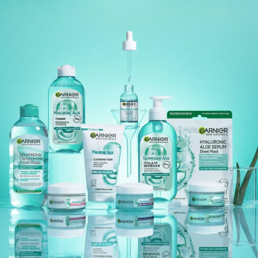 Алоэ-гель для лица Garnier Skin nat. увлажняющий ночной гиалуроновый, 50мл фото 5