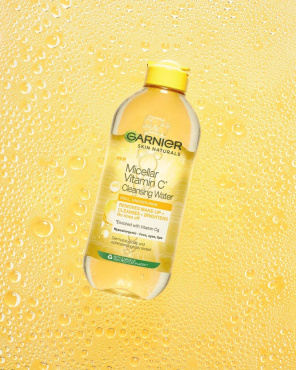 Garnier Skin nat. міцелярна вода очищувальна з вітаміном С, 400мл фото 9