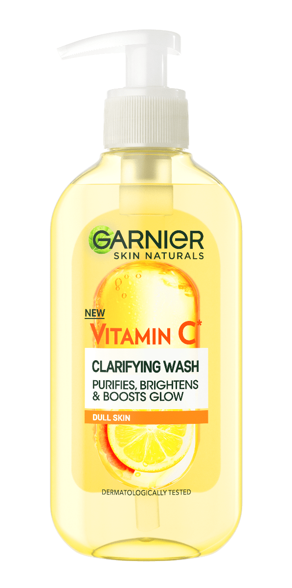 Гель для обличчя Garnier Skin nat. Очищаючий з вітаміном С, 200мл