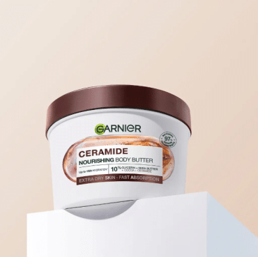 Крем-баттер Garnier питательный с керамидами и какао для сухой кожи тела, рук и ног, 380 мл фото 3