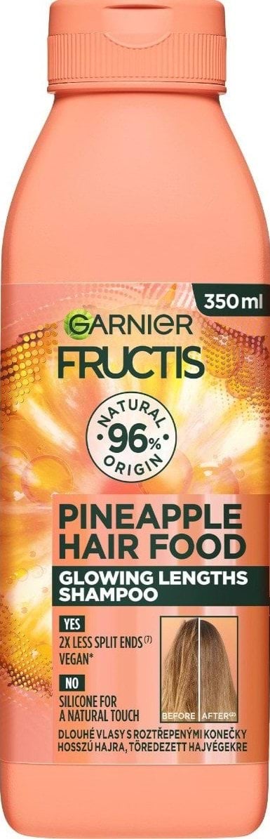 Шампунь Garnier Fructis для довгого тьмяного волосся Superfood ананас сяюча довжина 350 мл