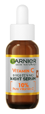 Сироватка для обличчя Garnier Skin Naturals нічна з вітаміном С проти пігментних плям та зморшок, 30мл фото 2
