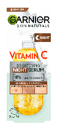 Сироватка для обличчя Garnier Skin Naturals нічна з вітаміном С проти пігментних плям та зморшок, 30мл