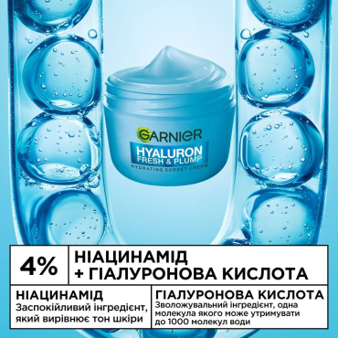 Крем для обличчя Garnier Skin Naturals Hyaluronic Acid 85 мл фото 3