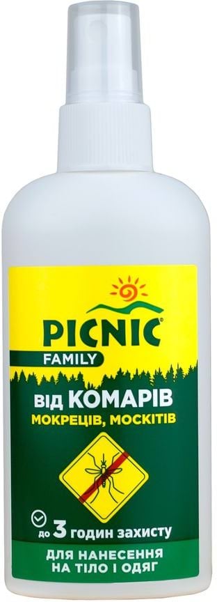 Спрей-лосьйон від комарів Picnic Family 100 мл