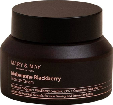 Крем для обличчя Mary & May Idebenone+Blackberry інтенсивний догляд 70 г