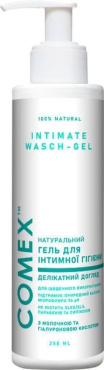Гель для інтимної гігієни Comex з молочною та гіалуроновою кислотою 250 мл