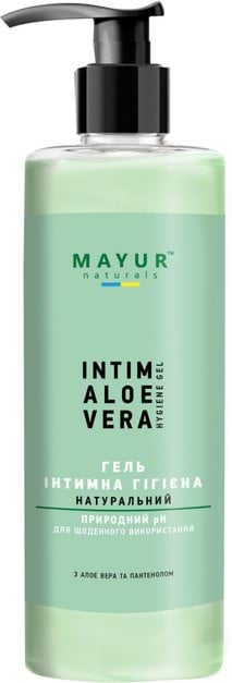 Гель для інтимного догляду Mayur з алое вера та пантенолом 500 мл