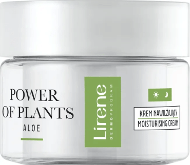 Крем для лица Lirene Power of Plants увлажняющий алоэ 50 мл