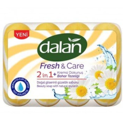 Dalan FRESH&CARE мыло туалетное 1+1 Весенняя свежесть, 4*90 г
