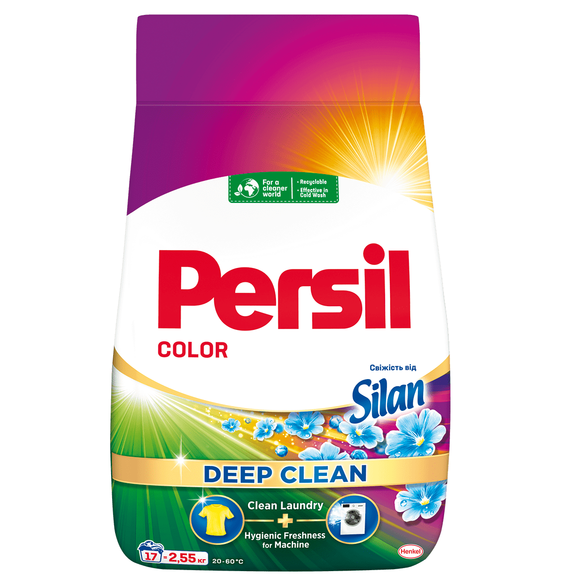 Порошок автомат Persil Колор Свіжiсть від Сілан, 2.55 кг