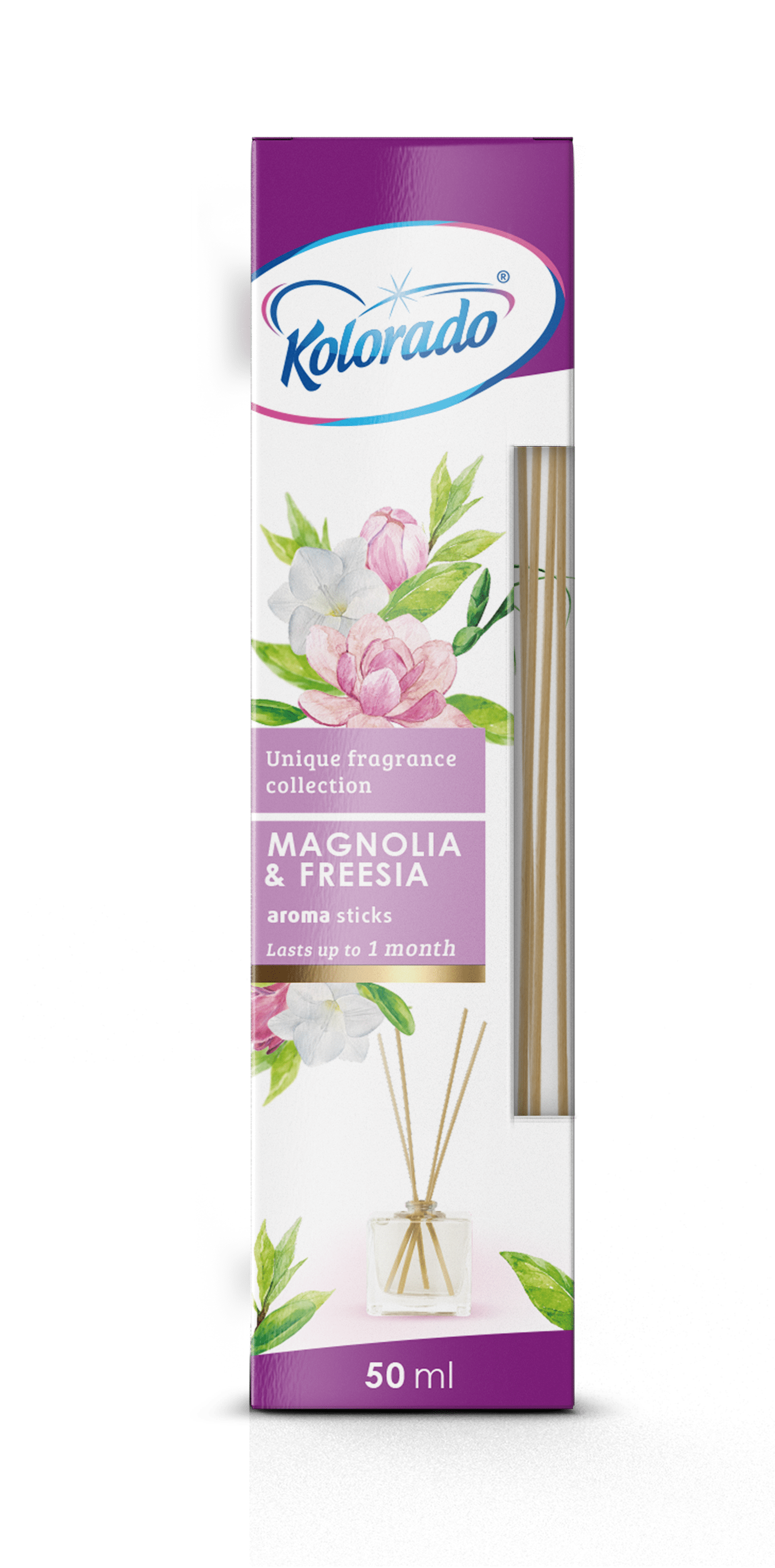 Аромадифузор Kolorado Aroma Sticks Магнолія і фрезія, 50 мл