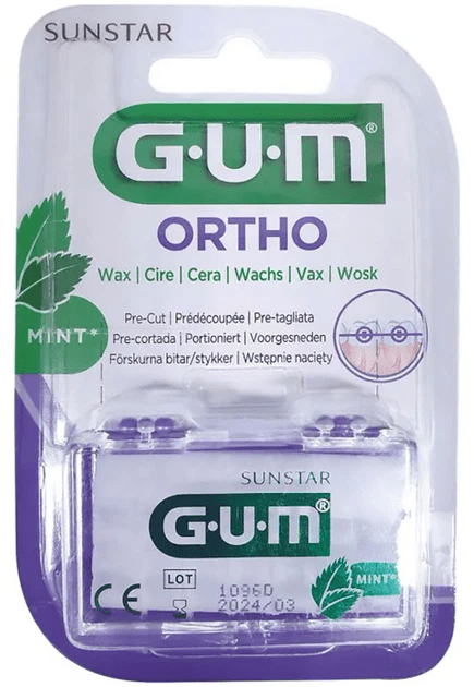 Ортодонтичний віск для брекетів GUM Ortho Wax Mint 1 шт