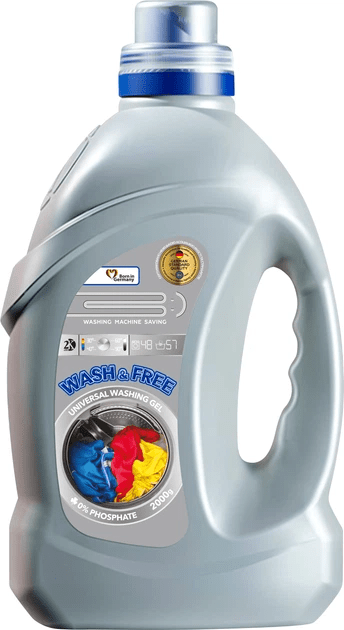 Гель для прання WASH & FREE Універсальний 2 л