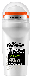 Кульковий Дезодорант-Антиперспірант L'Oréal Paris Men Expert Захист Сорочки Для чоловіків, 50 мл