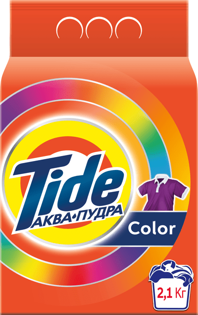 Пральний порошок Tide Аква пудра для кольорових речей 2100 г