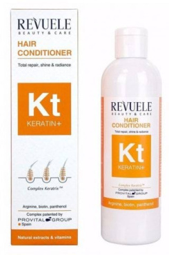 Шампунь для волосся Revuele Keratin для блиску та сяйва волосся відновлюючий, 200 мл