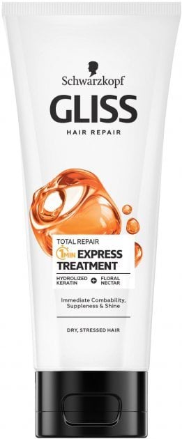 Маска GLISS Total Repair Экспресс Уход 1 минута для сухих и поврежденных волос 200 мл