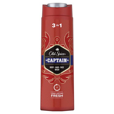 Old Spice 2-в-1 Captain Гель Для Душа И Шампунь 400 мл