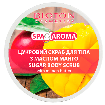 Скраб цукровий Біотон для тіла з маслом манго Spa&Aroma, 250 мл