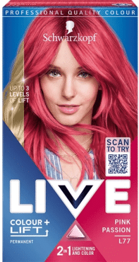 Фарба для волосся LIVE L77 2 в 1 освітлення і колір рожева фуксія