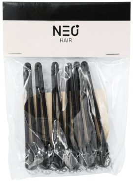 Затиски для укладання волосся NEO hair чорні, 6 шт