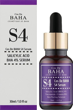 Сыворотка Cos De Baha salicylic acid bha 2% serum SS с салициловой кислотой 2% 30 мл фото 1